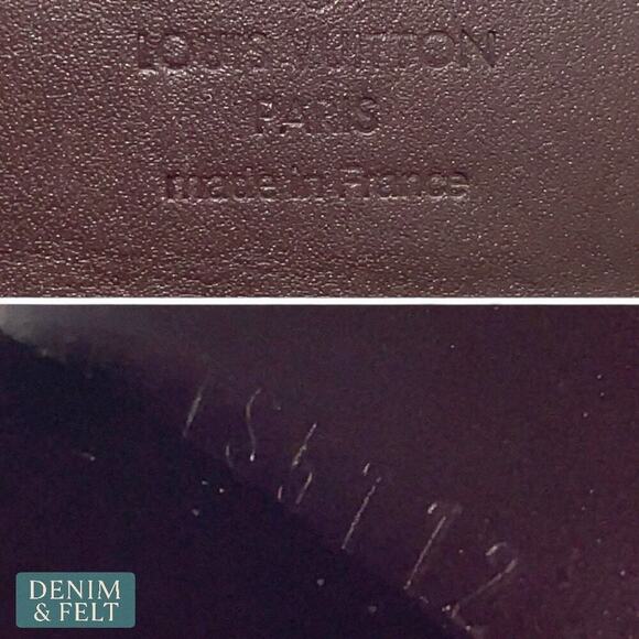 Louis Vuitton Vernis 4 Key Holder Amarante Monogram Patent Leather Wallet - Picture 16 of 16